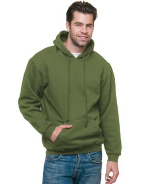 OLIVE BA960 adult 95 oz, 80/20 pullover hooded sweatshirt