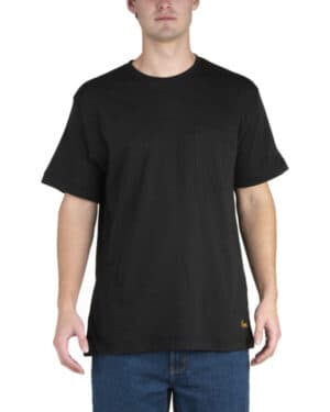 BLACK BSM38 men's lightweight performance pocket t-shirt