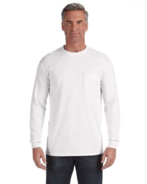 C4410 adult heavyweight rslong-sleeve pocket t-shirt