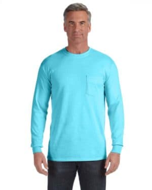 C4410 adult heavyweight rslong-sleeve pocket t-shirt