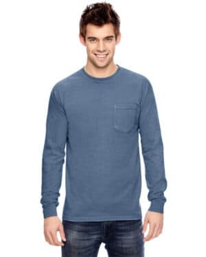 C4410 adult heavyweight rslong-sleeve pocket t-shirt