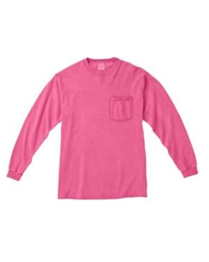 CRUNCHBERRY C4410 adult heavyweight rslong-sleeve pocket t-shirt