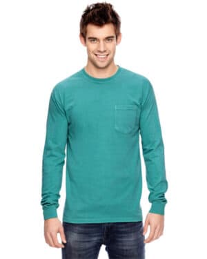 C4410 adult heavyweight rslong-sleeve pocket t-shirt