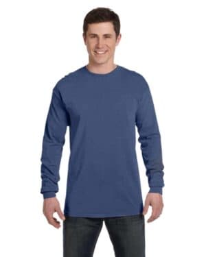 NAVY Comfort colors C6014 adult heavyweight rs long-sleeve t-shirt