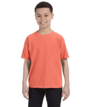 BRIGHT SALMON Comfort colors C9018 youth midweight t-shirt