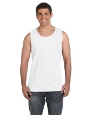 WHITE Comfort colors C9360 adult heavyweight tank