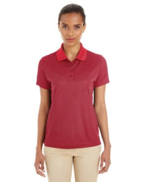 CE102W ladies' express microstripe performance piqu polo