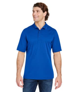 Core365 CE104 men's market snag protect mesh polo