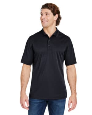 BLACK Core365 CE104 men's market snag protect mesh polo