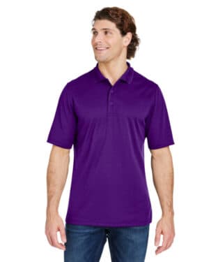 CAMPUS PURPLE Core365 CE104 men's market snag protect mesh polo