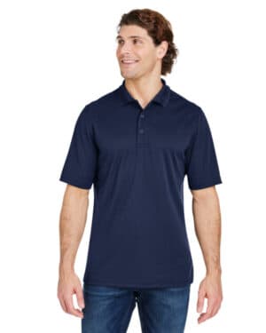 CLASSIC NAVY Core365 CE104 men's market snag protect mesh polo