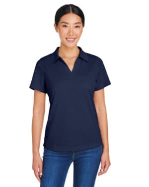 CLASSIC NAVY Core365 CE104W ladies' market snag protect mesh polo