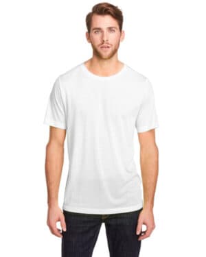 WHITE Core365 CE111 adult fusion chromasoft performance t-shirt