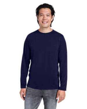 CLASSIC NAVY CE111L adult fusion chromasoft performance long-sleeve t-shirt