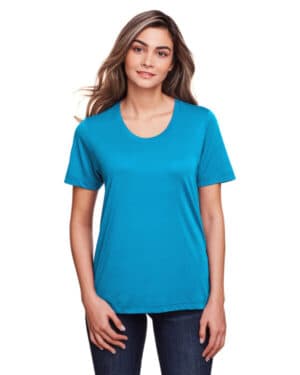 ELECTRIC BLUE CE111W ladies' fusion chromasoft performance t-shirt