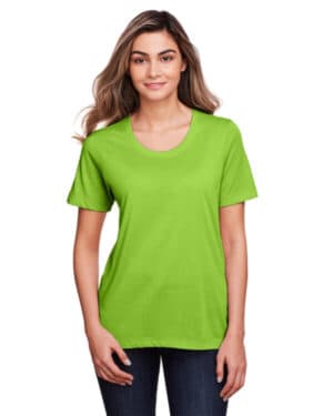 ACID GREEN CE111W ladies' fusion chromasoft performance t-shirt