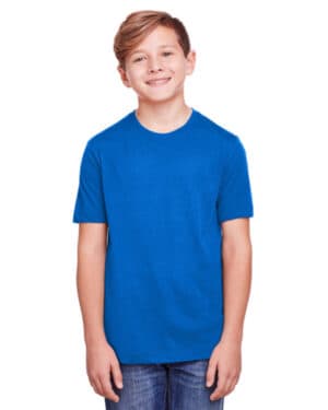 TRUE ROYAL CE111Y youth fusion chromasoft performance t-shirt