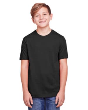 BLACK CE111Y youth fusion chromasoft performance t-shirt