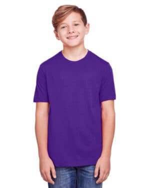 CAMPUS PURPLE CE111Y youth fusion chromasoft performance t-shirt