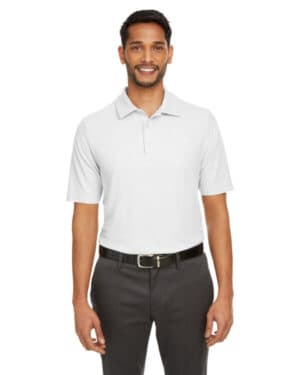 WHITE Core365 CE112 men's fusion chromasoft pique polo