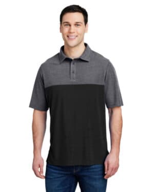 Core365 CE112C men's fusion chromasoft colorblock polo