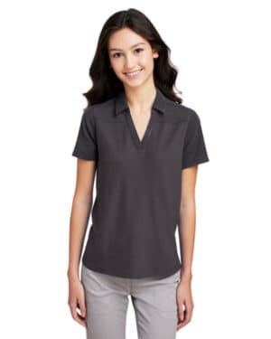 CARBON/ CRBN HTH Core365 CE112CW ladies' fusion chromasoft colorblock polo