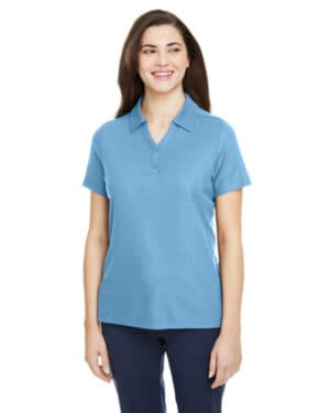 COLUMBIA BLUE Core365 CE112W ladies' fusion chromasoft pique polo