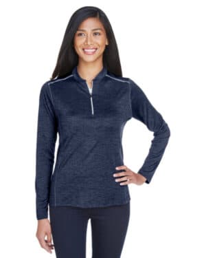 CLASSC NVY/ CRBN Core365 CE401W ladies' kinetic performance quarter-zip