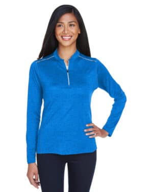 TRU ROYAL/ CRBN Core365 CE401W ladies' kinetic performance quarter-zip