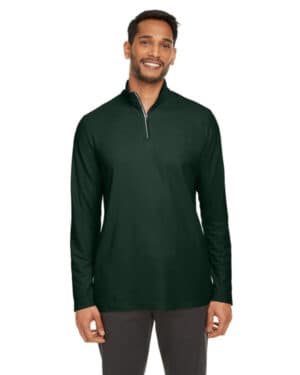 Core365 CE405 men's fusion chromasoft pique quarter-zip