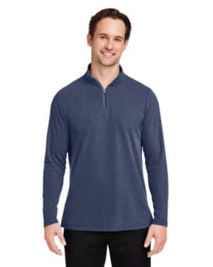 CLASSIC NAVY HTH Core365 CE405 men's fusion chromasoft pique quarter-zip