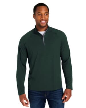 Core365 CE418 men's origin performance pique quarter-zip