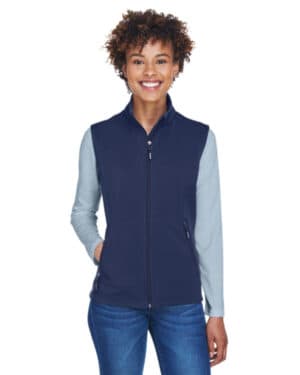 CE701W ladies' cruise two-layer fleece bonded softshell vest