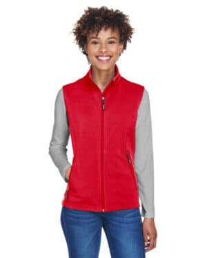 CE701W ladies' cruise two-layer fleece bonded softshell vest