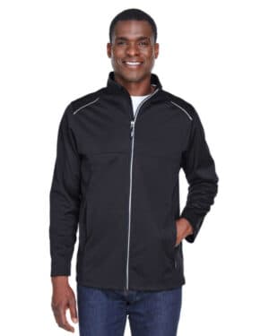 CE708T men's tall techno lite three-layer knit tech-shell