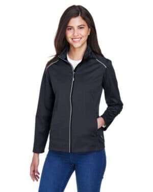 BLACK CE708W ladies' techno lite three-layer knit tech-shell