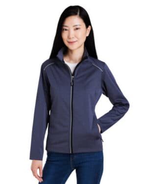 CLASSIC NAVY HTH CE708W ladies' techno lite three-layer knit tech-shell