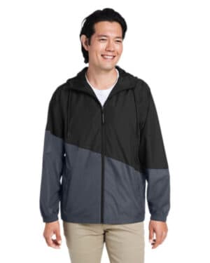 Core365 CE710 unisex techno lite colorblock windbreaker