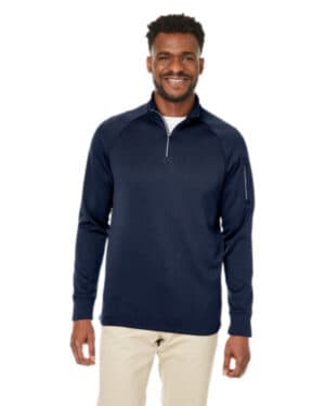 CE801 unisex fusion chromasoft fleece quarter-zip