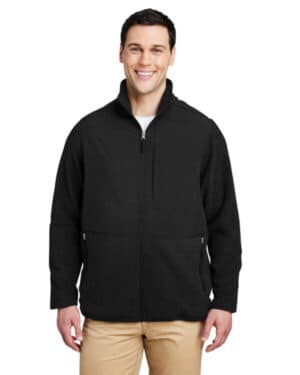 BLACK/ BLACK Core365 CE890 men's journey summit hybrid full-zip