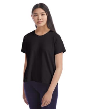 BLACK Champion CHP130 ladies' relaxed essential t-shirt