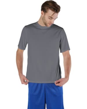 STONE GRAY Champion CW22 adult double dry interlock t-shirt