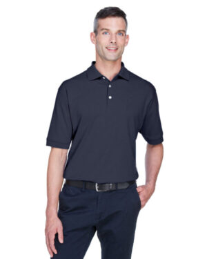 Devon & jones D140S men's solid perfect pima interlockpolo