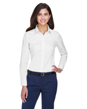 D630W ladies' crown woven collection solid oxford