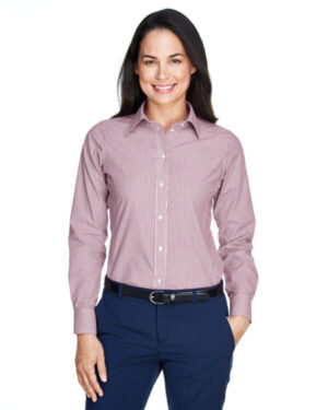 D645W ladies' crown woven collection banker stripe