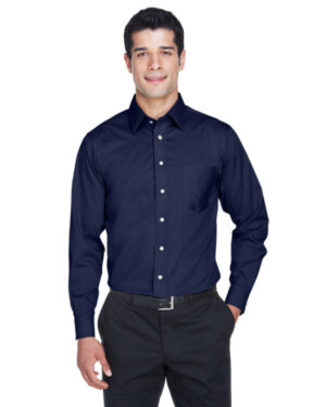 NAVY DG530 men's crown wovencollection solid stretch twill
