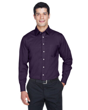 DEEP PURPLE DG530 men's crown wovencollection solid stretch twill