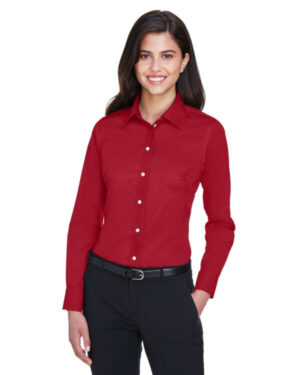 RED DG530W ladies' crown woven collection solid stretch twill