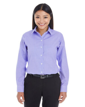 DG532W ladies' crown woven collection royal dobby shirt