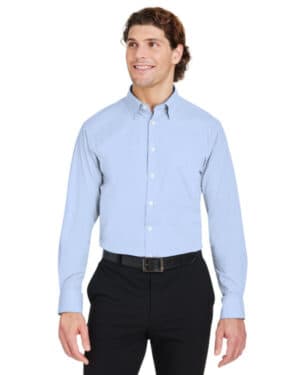 DG537 crownlux performance men's microstripe shirt